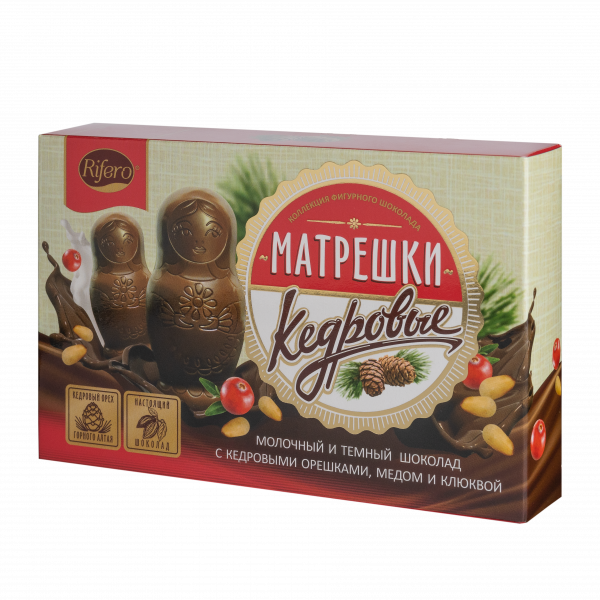 №1 Риф и ко Конфеты "Матрёшки кедровые" 100г           в Коврове