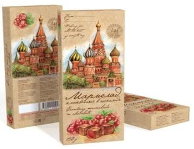  Сладарт Мармелад Клюквенный в тёмном шоколаде, 150г  в Коврове