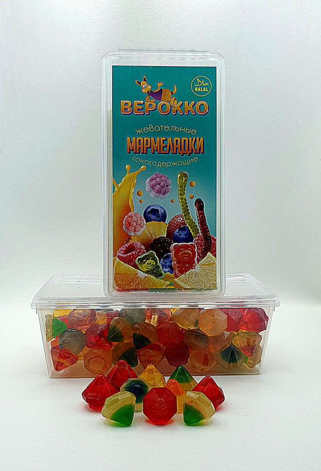  Жевательный мармелад Самоцветы, 250г      в Коврове